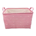 thumbnail image 2 of Red Pink Heart Fabric Storage Basket, Foldable Baskets for Organizing, Shelf Baskets, Closet Organizers and Storage, 15'' x 10'' x 10'', D, 2 of 9