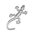 thumbnail image 2 of Jinyi Car Stickers, -dimensal Metal Car Sticker Cko Auto Car Styling Rative Decal(2pcs, Silver), 2 of 5