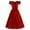 Womens Velvet Dress Red, variant on OSFVNOXV 1960s Dresses for Women Retro Velvet Dress Off Shoulder Bodycon Swing Ball Gown Party Dress