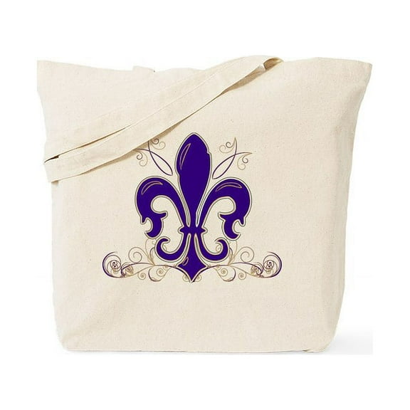 CafePress - Fleur De Lis 3 Tote Bag - Unisex Canvas Tote Bag, Beige, 1-Piece
