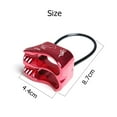 thumbnail image 2 of Rappel Atc Belay Device Descender Camping Climbing Equipment Sport Supplies (Red), 2 of 8