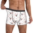 thumbnail image 2 of Salouo Heart Panda Print Men's Boxer Briefs,Breathable Underwear Elastic Waistband Briefs for Men -XX-Large, 2 of 8