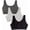 Black, variant on Women's Cotton Tank Bra - Ultimate Comfort & Breathable Fit, Size: 34-50
