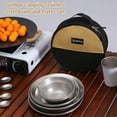 thumbnail image 4 of Ensembles de Vaisselle de Camping 8 Pcs Assiettes et Bols Réutilisables en Acier Inoxydable pour Camping et Randonnée en Plein Air, 4 of 8