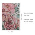 thumbnail image 2 of WERPE Pink Flowers Watercolor Leaves Floral Rose in Pastel Novelty Sign 8*12in 8x12in, 2 of 7