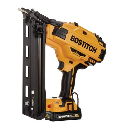 Bostitch 20V Max Cordless 15 Ga. Angled Finish Nailer Kit