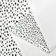 thumbnail image 2 of Black Polka dot Shower Curtain, Small Cute Trendy Design White Classic Fabric Decor Bath Curtains, Waterproof Polyester Bathtub Bathroom Accessories with Hooks, 36x72 inches, 2 of 3