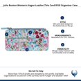 thumbnail image 4 of Julia Buxton  Vegan Leather Thin Card RFID Organizer Case (Women), 4 of 4