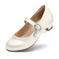 thumbnail image 1 of Zapatos de Vestir Mary Jane para Niñas DREAM PAIRS Marfil Tacón 3 cm, 1 of 6