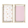 thumbnail image 2 of Plushii Baby Crib Sheets Fitted 2 Pack for Boys & Girls, 52'’ x 28'' Soft Microfiber Toddler Bed Sheets for Standard Crib & Toddler Mattresses (Daisies), 2 of 6