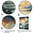 thumbnail image 3 of Designart "Grey Skies with Clouds II" Landscape & Nature Floater Framed Wall Art Living Room, 3 of 7