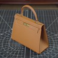 thumbnail image 2 of Bolso Kelly de piel de vaca de alta calidad, bolso bandolera pequeño con estampado de palmeras, para mujer, primavera y verano, novedad de 2025, 2 of 5