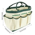 thumbnail image 3 of Large Garden Tool Bag Garden Tote Storage Bag with 8 Pockets Home Organizer for Indoor and Outdoor Gardening Garden Tool Kit Holder (Tools NOT Included), 3 of 6