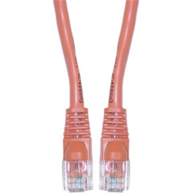 Snagless/Molded Boot 25 Foot Color:Orange SONOVIN Cat6 Orange Ethernet Crossover Cable 