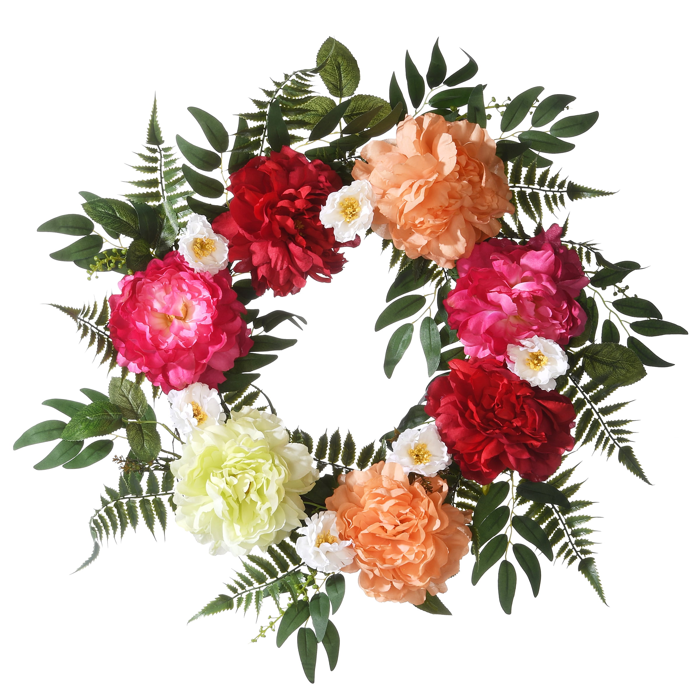 22" Spring Flowers Wreath