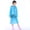 Blue, variant on Kids Disposable Rain Poncho Thickened Waterproof Emergency Rain Gear Pink One Size