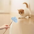 thumbnail image 4 of Juguetes de Gato Interactivo, Entrenamiento Y Ejercitismo Varita Ribbon Stick Persiguiendo El de para Las Mascotas - Nubes Sunnimix Varita de gato gracioso, 4 of 8
