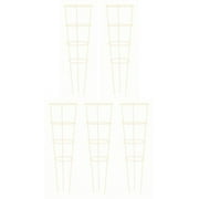 Glamos Wire 54 in. Yellow Heavy Duty Tomato Cages (5-Pack)