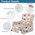 thumbnail image 5 of HELLHERO Siamese Donut Print Lazyboy Recliner Chair Covers for Reclining Chair 4 Piece Recliner Cover 1 Seat Extra Large Reclining Couch Slipcovers, Pink, 5 of 8