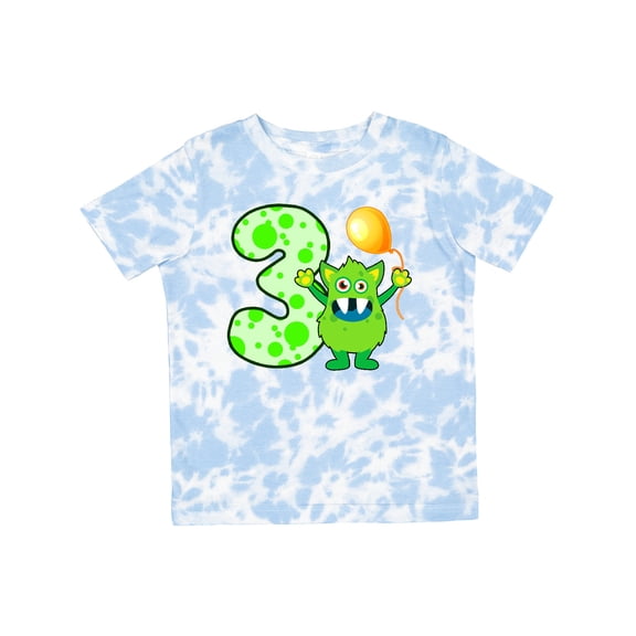 Inktastic 3rd Birthday Monster Boys or Girls Toddler T-Shirt