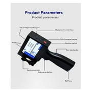 12.7mm Smart Handheld Coding Machine, Bottle Cap Logo Label Packaging Small Inkjet Printer Portable