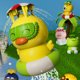 thumbnail image 5 of Rocket Launcher Toys Kids Sprinkler Rocket Launcher Regalo para niños (pequeño amarillo, 5 of 6