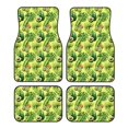 thumbnail image 1 of Disketp Kiwi and Avocado for Crystal Velvet Car Mats Four-Piece Set,All-Season Automotive Protection, Vehicles, Cars, Trucks, and SUVs,Anti-Slip Design, 1 of 7