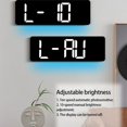 thumbnail image 6 of Digital Wall Clock Remote Control LED Temperature Display for Modern Interior, 6 of 20