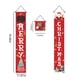 thumbnail image 3 of Feliz Navidad, Banderines para Puertas, Letreros para Porches, Banderines Colgantes, Banderas Navideñas, Decoración para Paredes, Interiores y Exteriores, Adornos para Fiestas Navideñas, 3 of 6