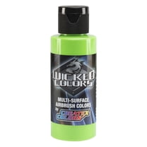 Createx Wicked Airbrush Color, 2 oz. Fluorescent Green
