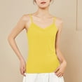thumbnail image 2 of AherBiu Women's Tank Tops Slim Fitted Stretchy Solid Color Basic Comfy Camis Spaghetti Strap Bottom Tops, 2 of 4
