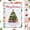 B 1pcs, variant on Fountwell Christmas Gift Card Book 12 Page Spiral Booklet Holder