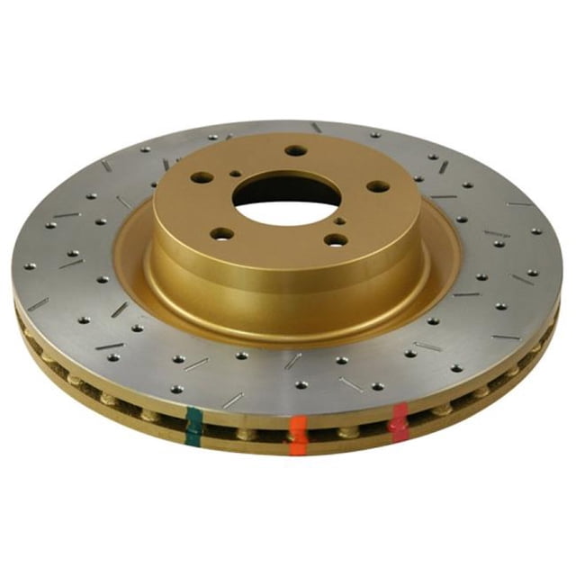 DBA 42225XS Rear Drilled & Slotted 4000 Series Rotor for 2008 Plus Evolution X