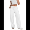thumbnail image 2 of Pantalones Deportivos de Pierna para Mujer, de Cintura Alta, Holgados, con Cordón y Bolsillos M, 2 of 7