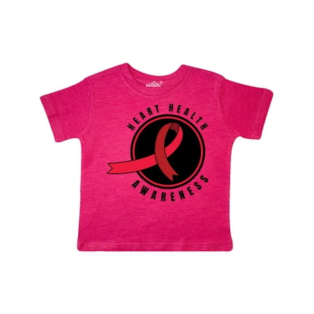 

Inktastic Heart Health Awareness Red Ribbon in Circle Gift Toddler Boy or Toddler Girl T-Shirt
