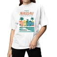 thumbnail image 2 of Explore Nassau: Bahamas Capital Art Women's T-shirt, 2 of 3