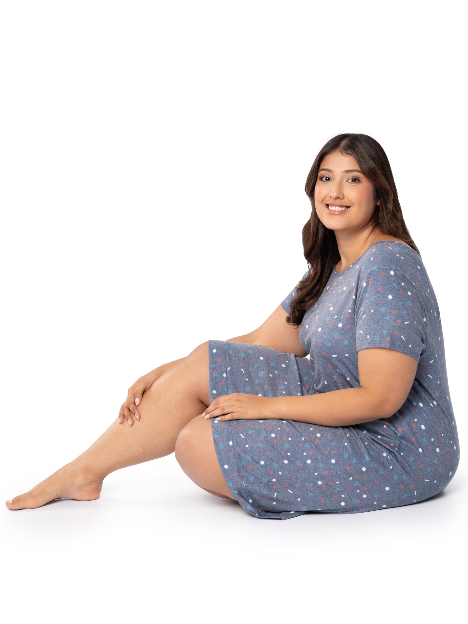 Fruit of the Loom Women's Soft and Breathable Pajama Sleepshirt, Sizes S-5X