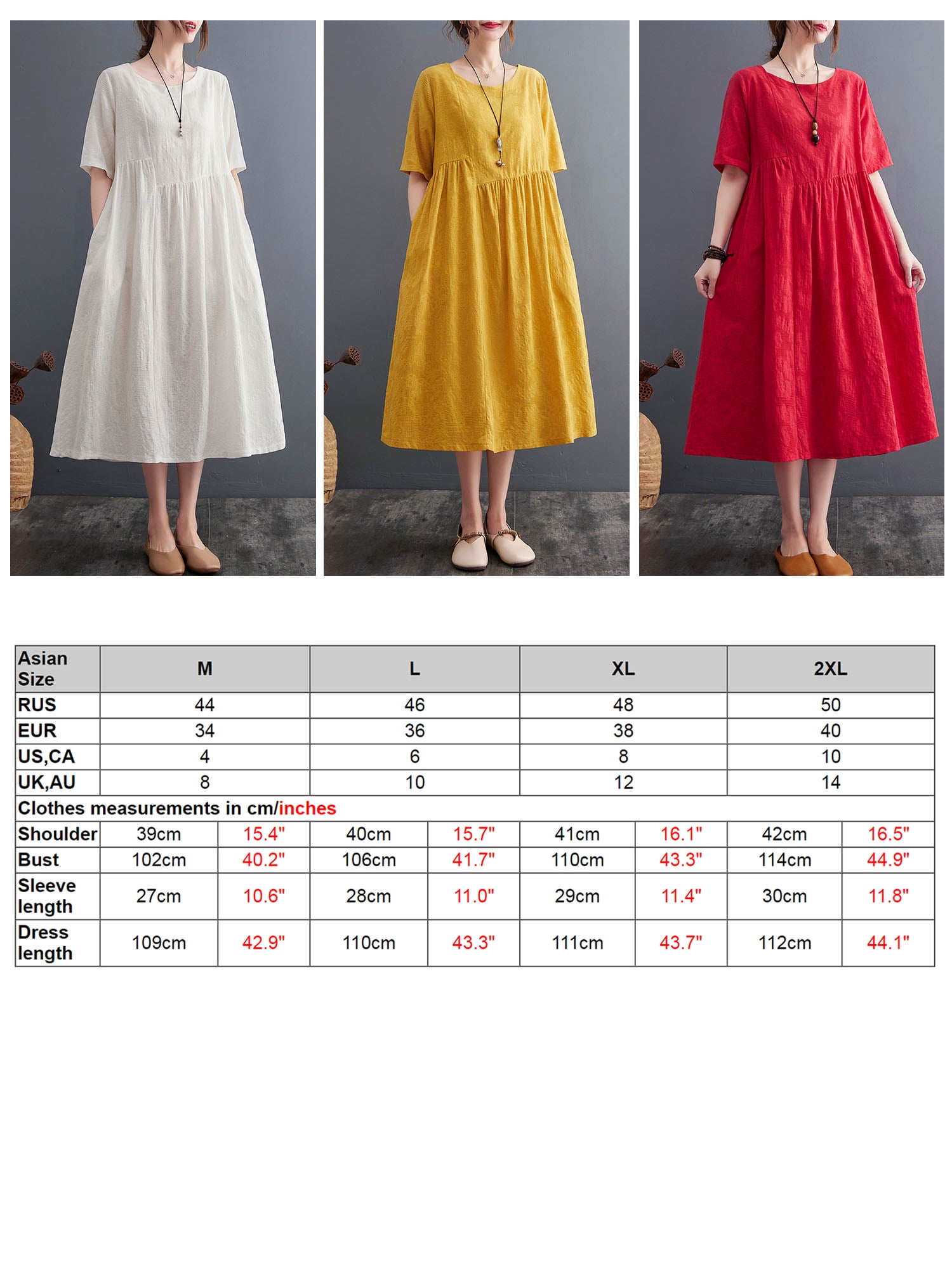 New Summer Women Irregular Short Sleeve Jacquard Cotton Linen Loose Casual  Dress