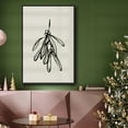 thumbnail image 6 of Mistletoe Sketch II - Framed Gallery Wrapped Holiday Canvas - 17 x 25 - Black Frame, 6 of 8