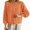 Orange, variant on UJNDER Fall Casual Long Sleeve Knit Sweater Cardigans Coat Outwear with Pockets Green L