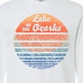 thumbnail image 4 of Inktastic Lake of the Ozarks Distressed Retro Sunset Long Sleeve T-Shirt, 4 of 5