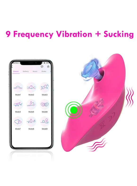 Sucking And Beating Multi-frequency Women Wearable Vibrator Toy
