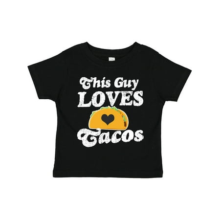 

Inktastic This Guy Loves Tacos Gift Toddler Boy Girl T-Shirt