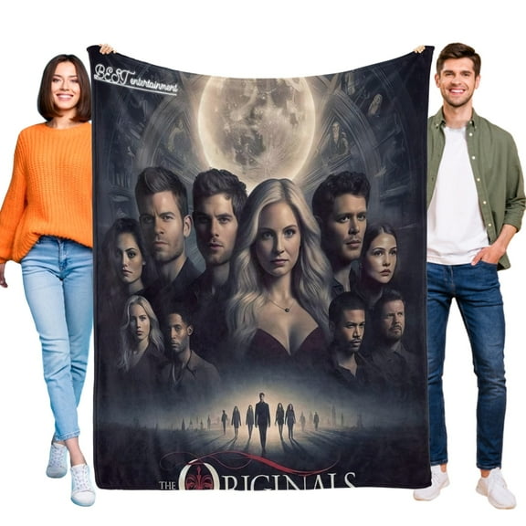Vampire Diaries Throw Blanket Gifts for Fans Lover Girls Boys Women Present Hoodie Him Bed 60"x80"