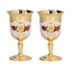 thumbnail image 3 of Copa de vino 2 copas de metal exquisita copa vintage copa de metal de alta capacidad Jadeshay  A, 3 of 8
