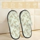 thumbnail image 2 of Fotbe Rose Pantuflas Peludas para Mujer con Estampado, Zapatillas de Peluche, Zapatos de Invierno para Casa, Uso Interior y Exterior-Large, 2 of 8
