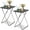 Black Marble, variant on General Folding TV Tray Table TV Dinner Trays Tables for Eating,Stable Tv Trays Table 25In, Folding Tray Side Table, Foldable Snack Tables for Bed & Sofa, 15 x 18.9 x 26 in (Grey,2PC)