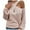 Pink -Top, variant on BVOFAR Women's V Neck Sweaters Casual Long Sleeve Kintted Pullover Fuzzy Soft Lightweight Tops Slim Warm Jumper