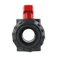 thumbnail image 3 of 2" Live Ball Valve Upvc Double Union Socket Ball Valve Pipeline Switch Valve, 3 of 9