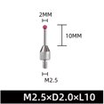 thumbnail image 4 of 2X Puntas de Medición de Sonda CNC M2.5 Punta de Aguja de 2 mm Eje de Porcelana Calibrador de CNC Sonda de Medición Máquinas CMM B, 4 of 4